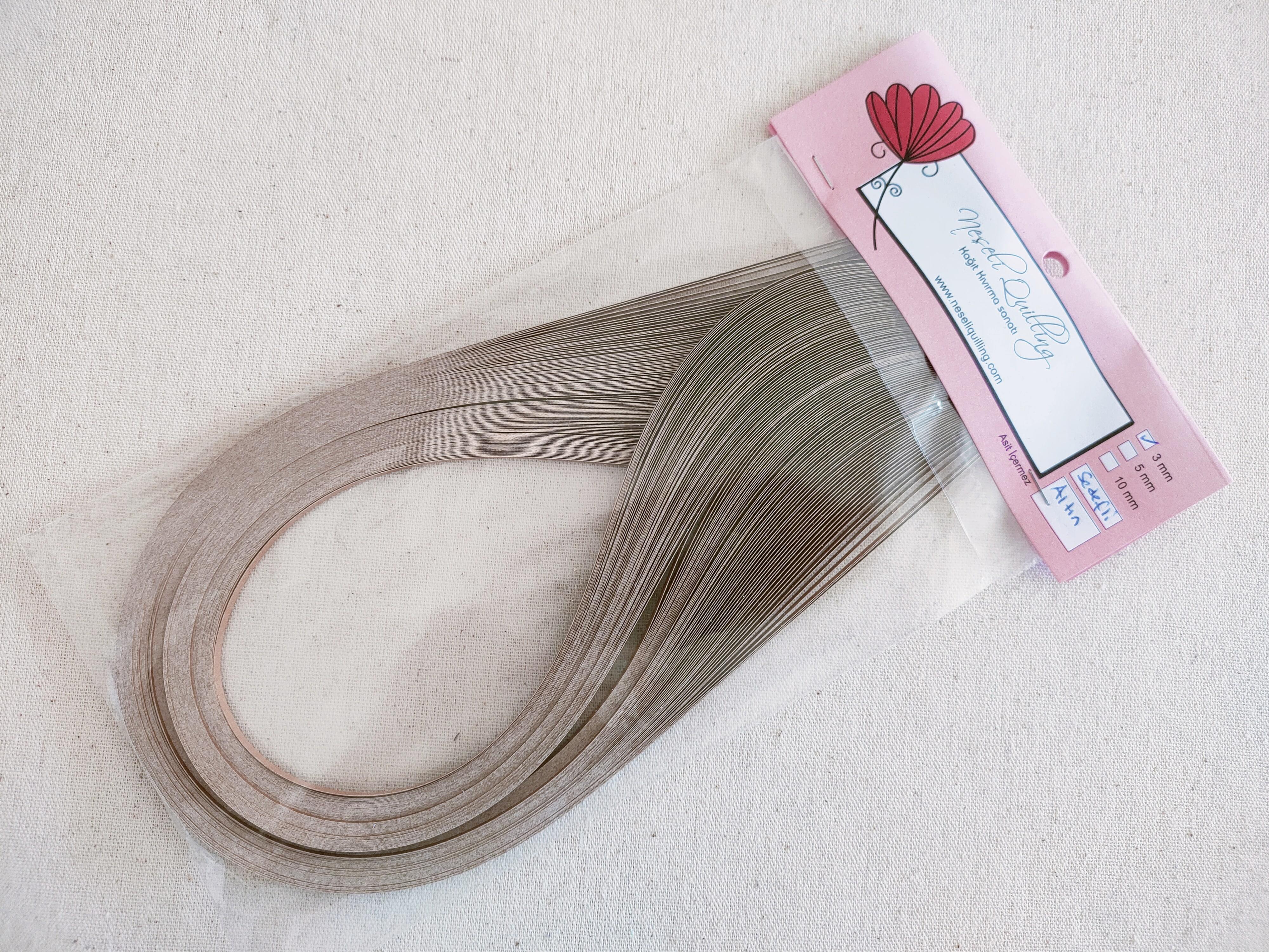 3mm Altın Sedefli Quilling Kağıt Şerit