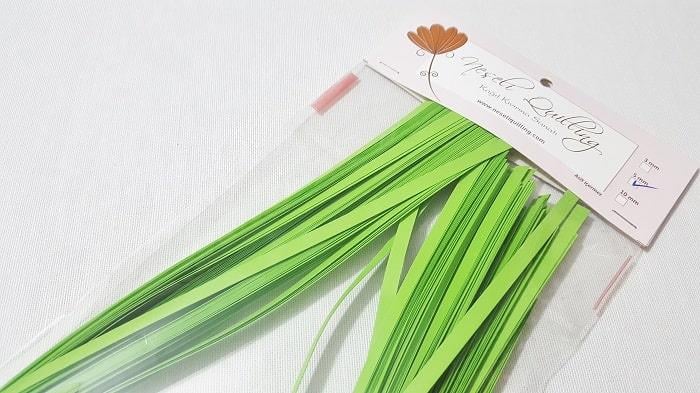 5mm Açık Yeşil Quilling Kağıt Şerit