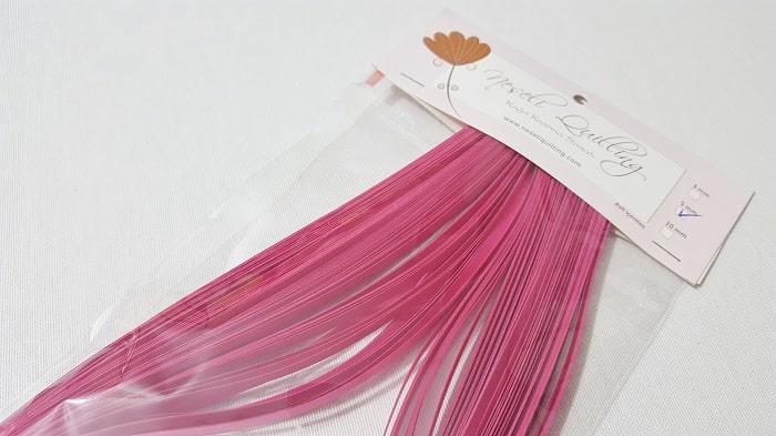 5mm Koyu Pembe Quilling Kağıt Şerit
