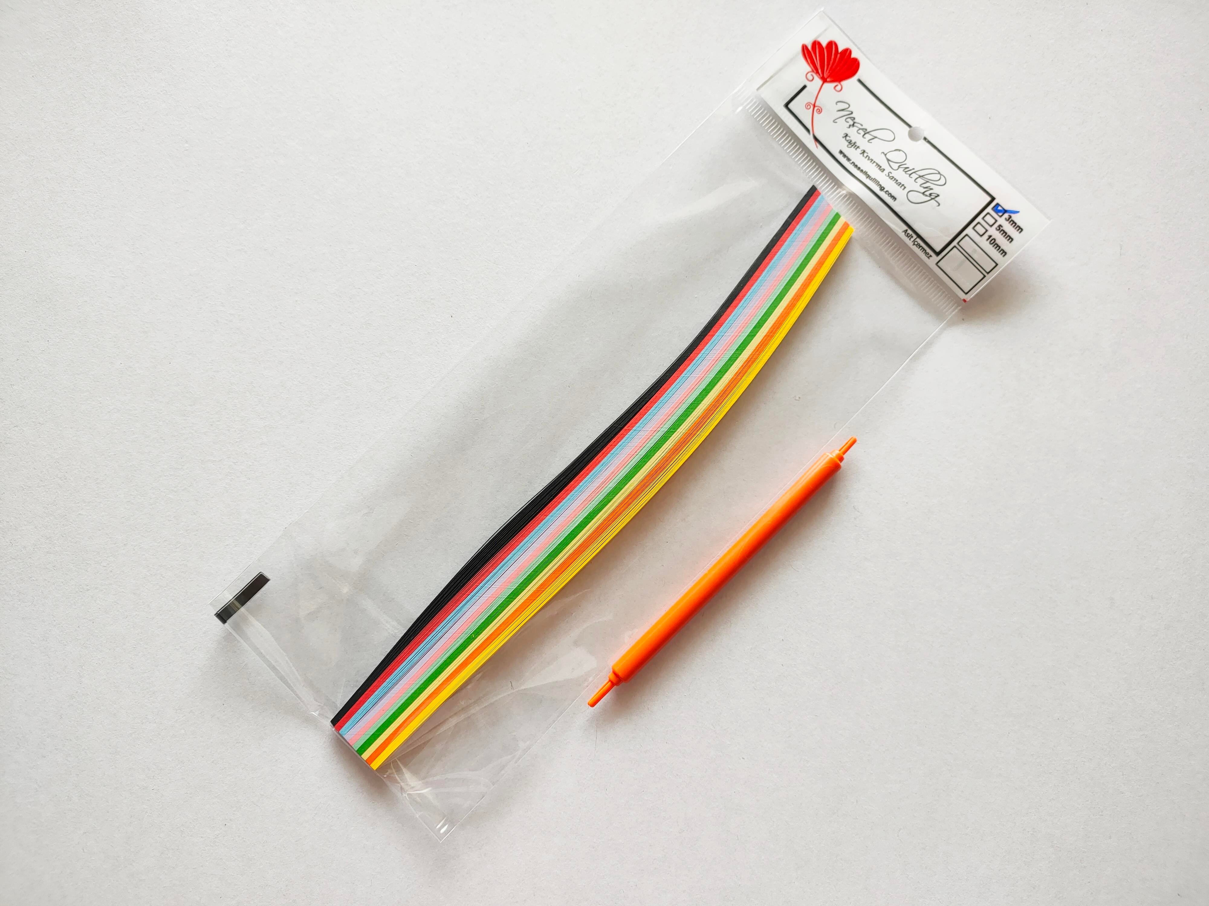 5mm MİNİ BAŞLANGIÇ SETİ -25CM -  10 RENKLİ - 100 ADET