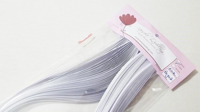 5mm Premium Kırık Beyaz Quilling Kağıt Şerit