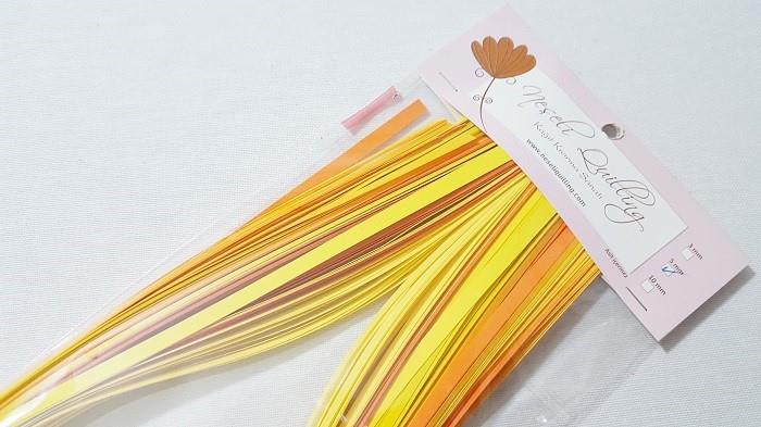 5mm Sarı Renk Tonlu Kağıt Şerit(275ad)