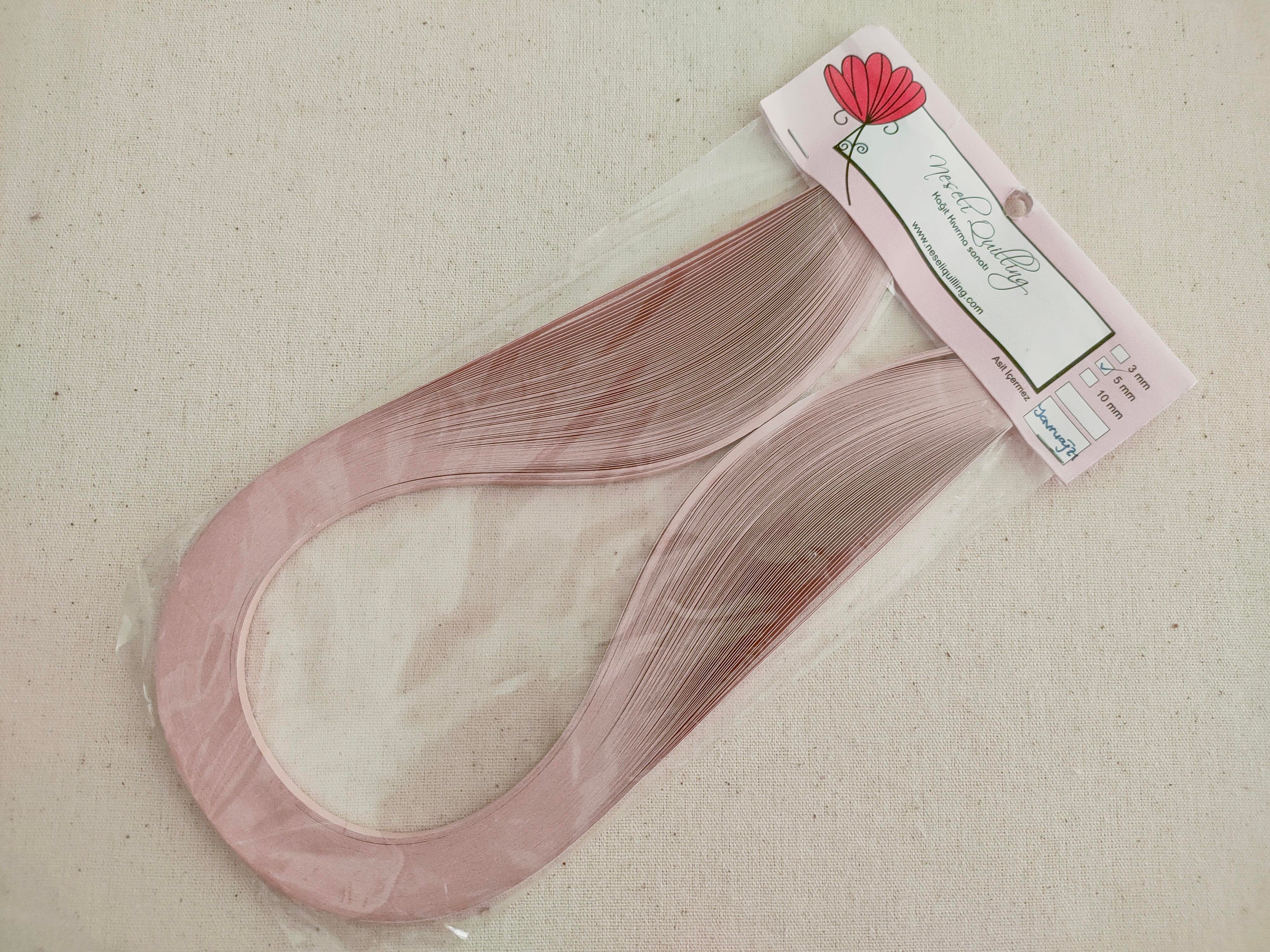 5mm Yavruağzı Sedefli Quilling Kağıt Şeritler