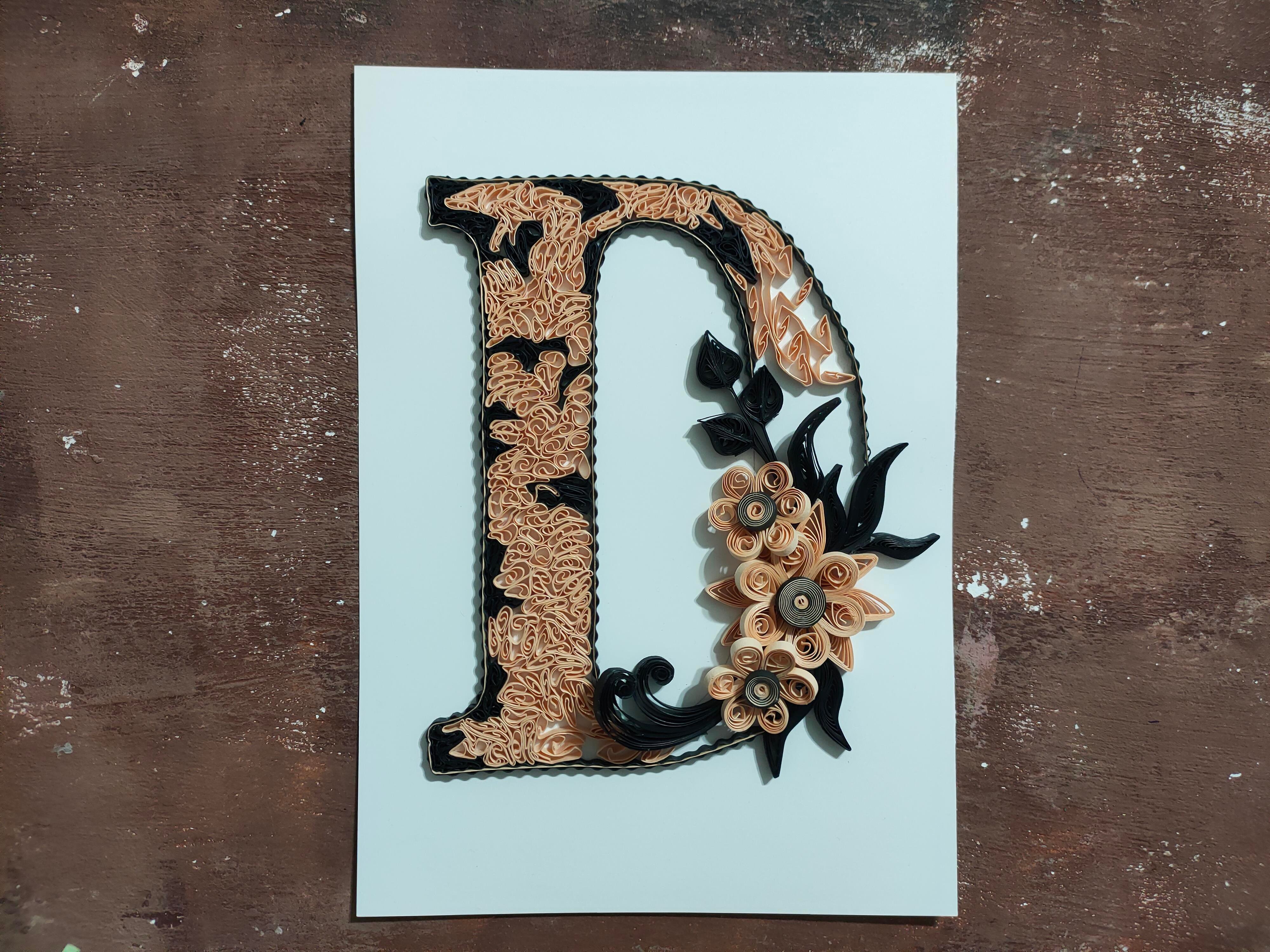 Quilling D Harfi VİDEOLU Başlangıç Kiti