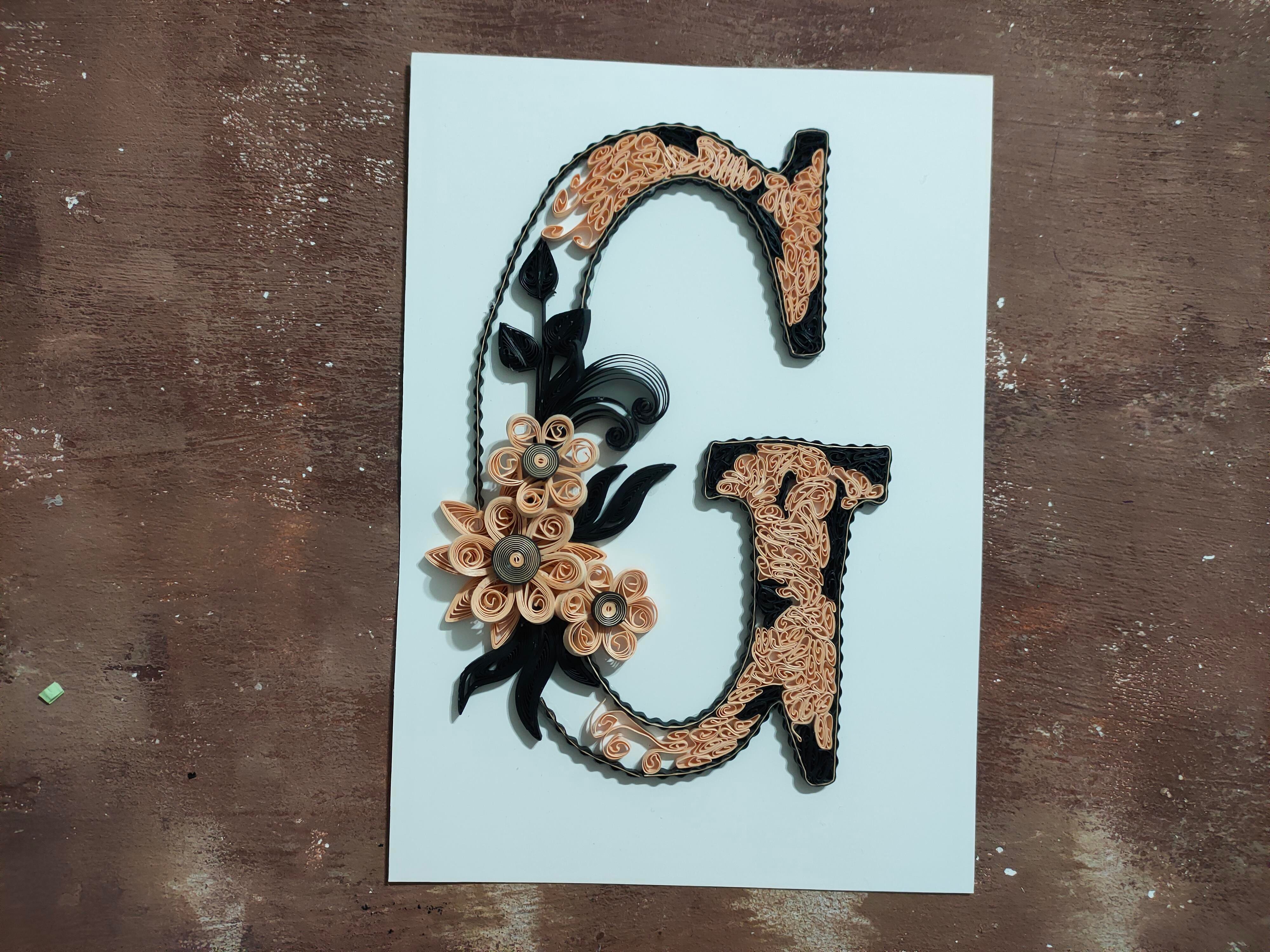 Quilling G Harfi VİDEOLU Başlangıç Seti