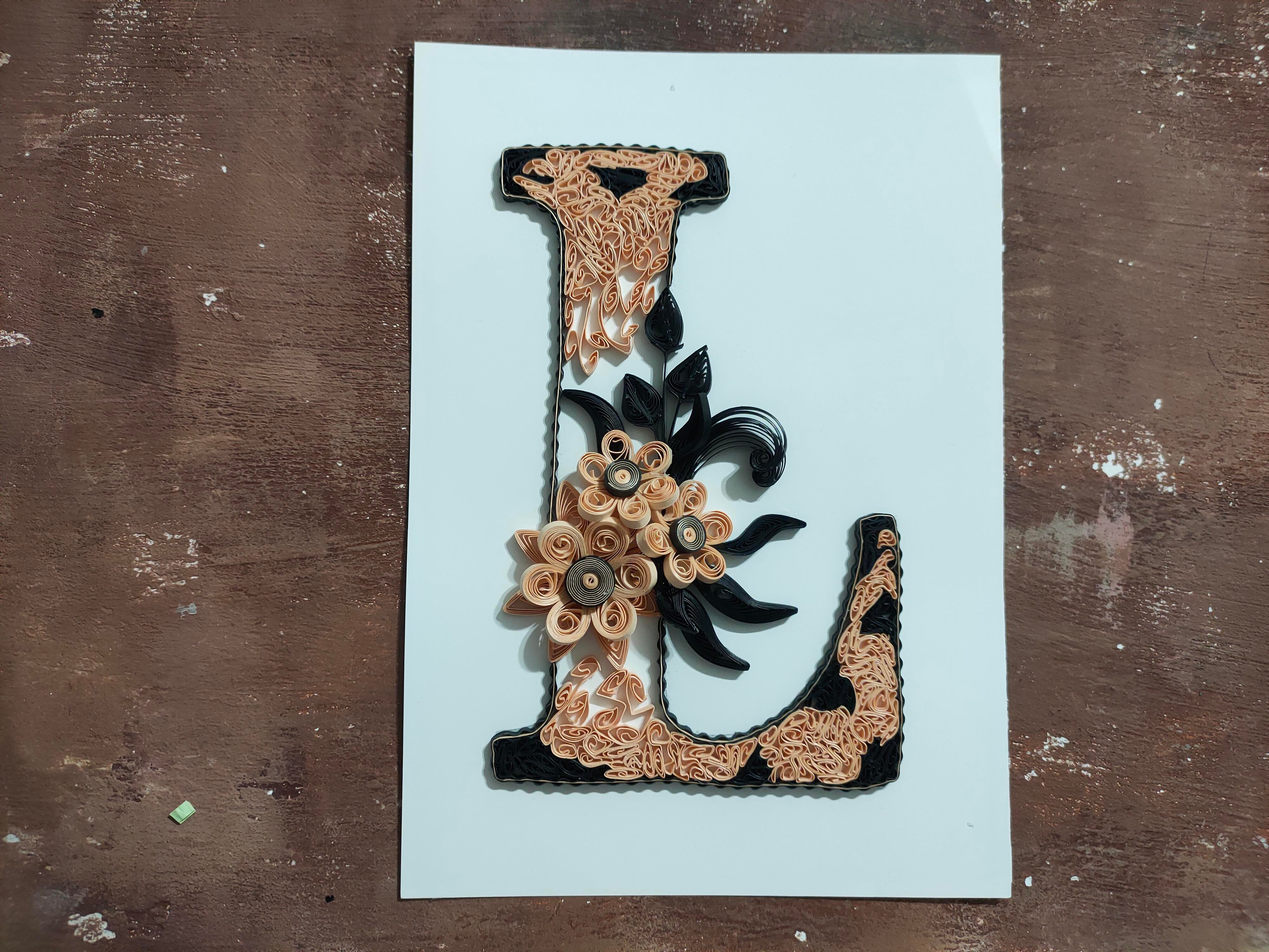 Quilling L Harfi VİDEOLU Başlangıç Kiti