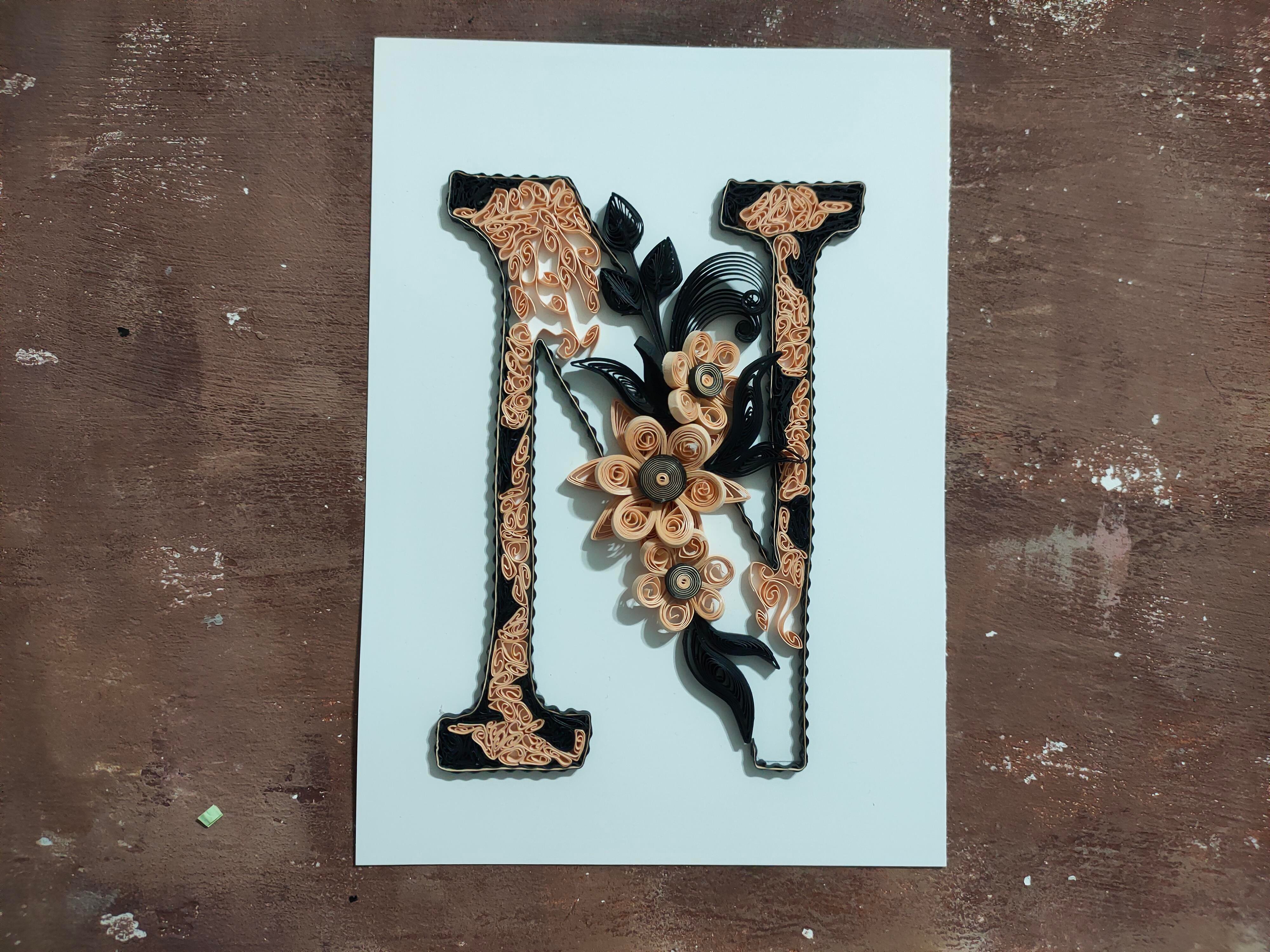 Quilling N Harfi VİDEOLU Başlangıç Kiti