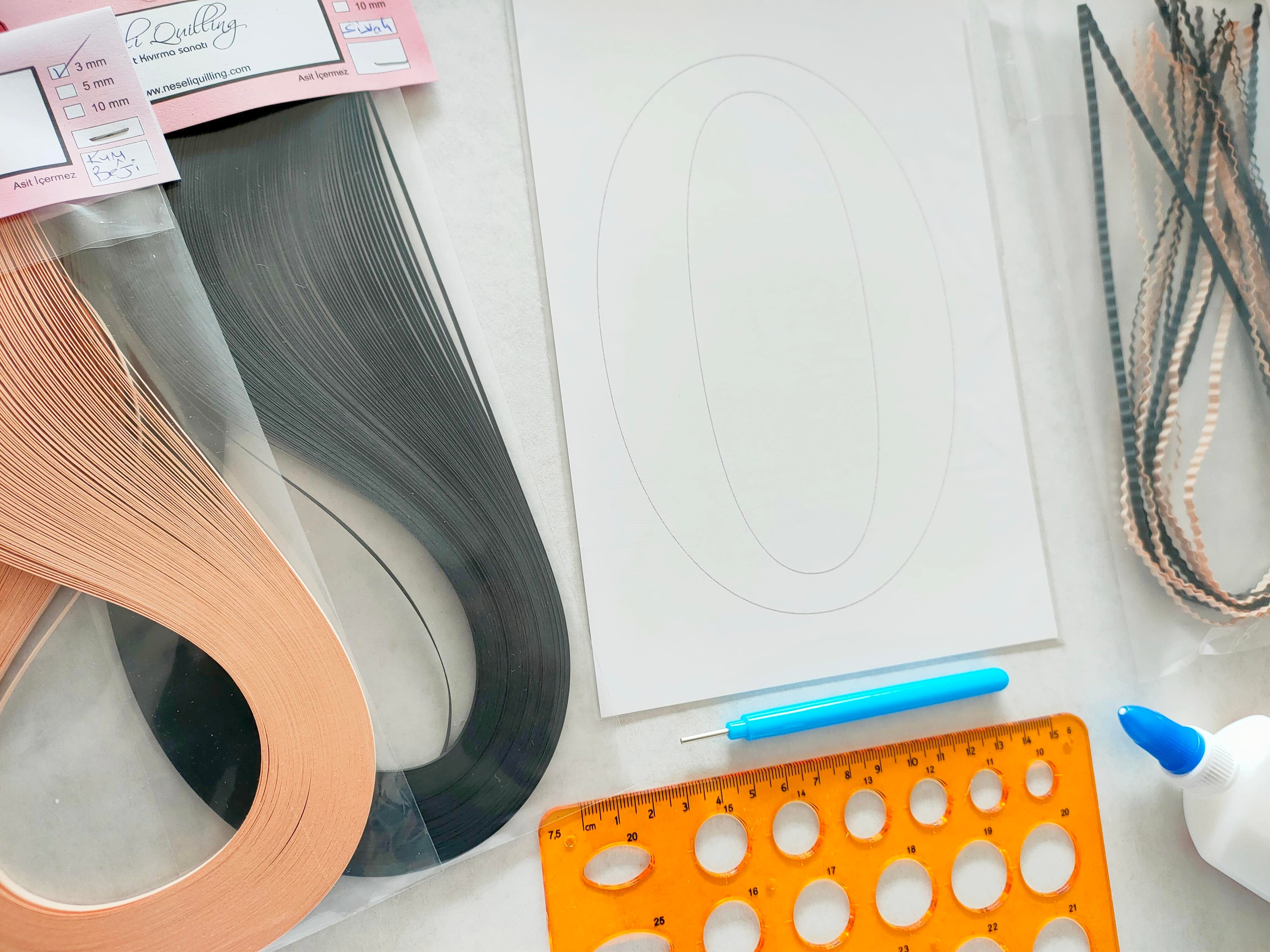 Quilling O Harfi VİDEOLU Başlangıç Kiti