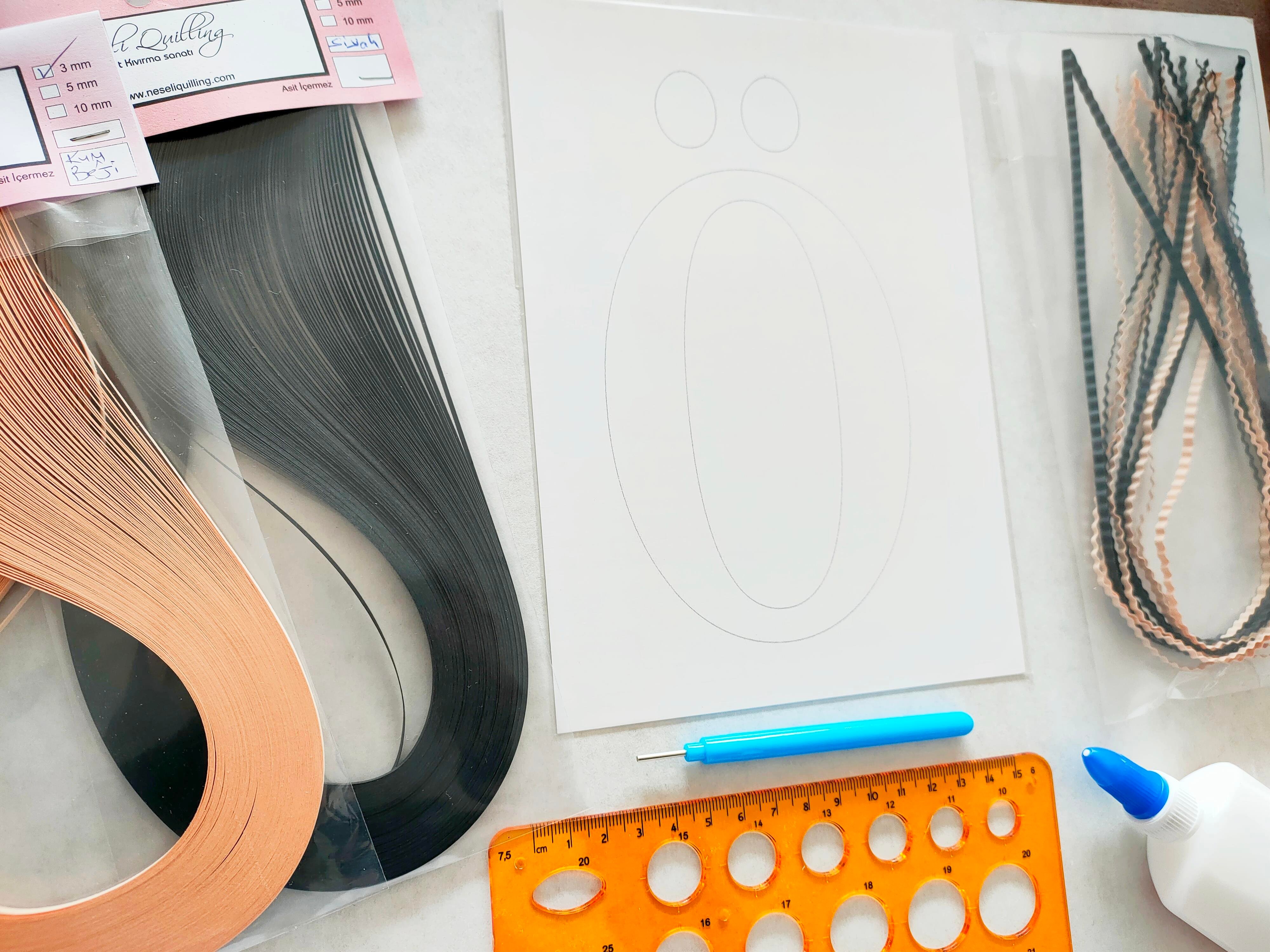 Quilling Ö Harfi VİDEOLU Başlangıç Kiti