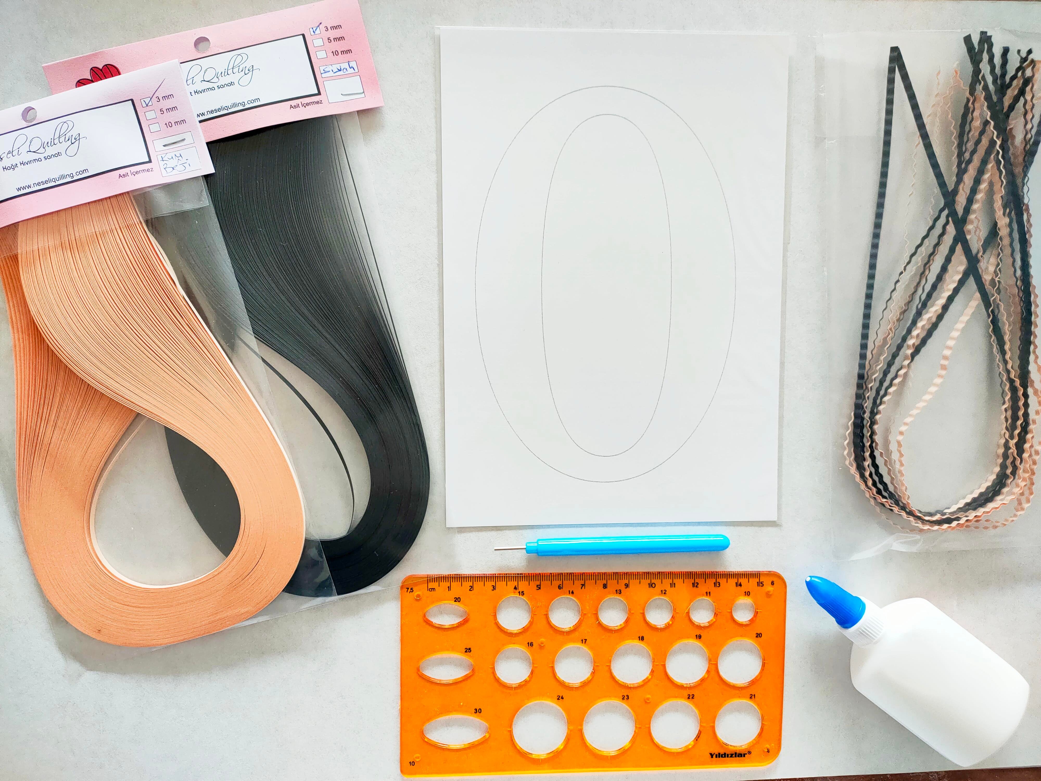 Quilling O Harfi VİDEOLU Başlangıç Kiti