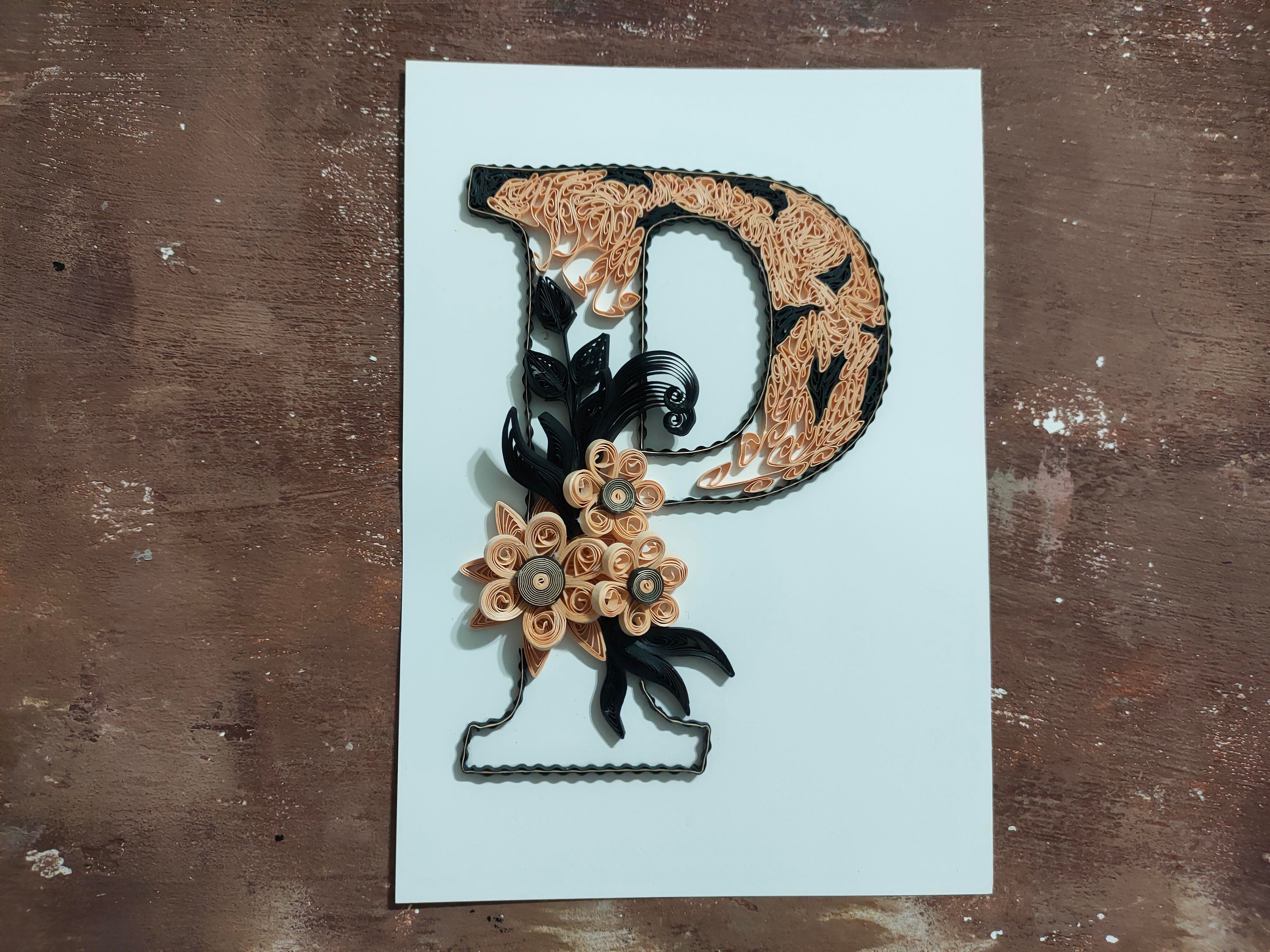 Quilling P Harfi VİDEOLU Başlangıç Seti