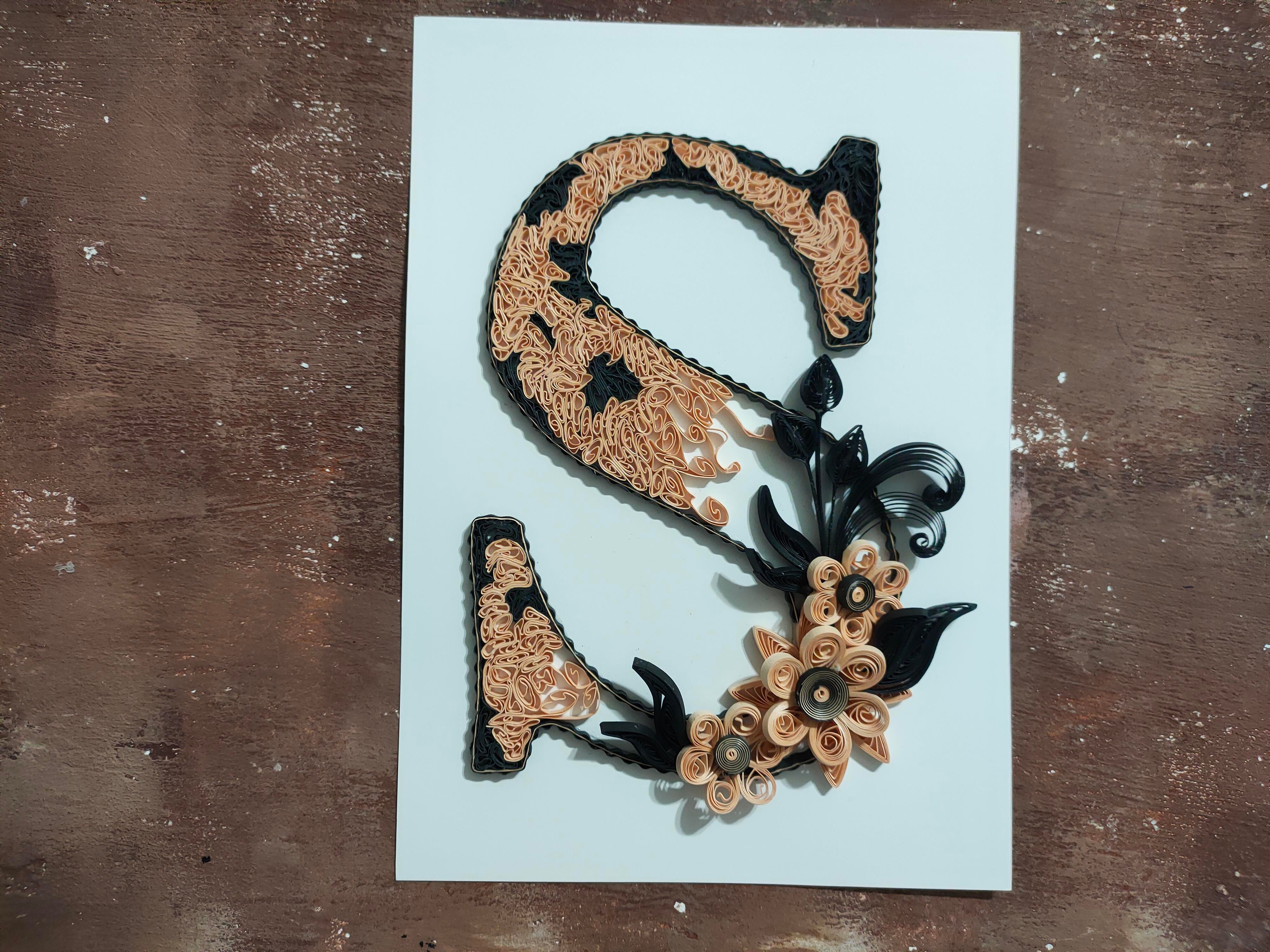 Quilling S Harfi VİDEOLU Başlangıç Kiti