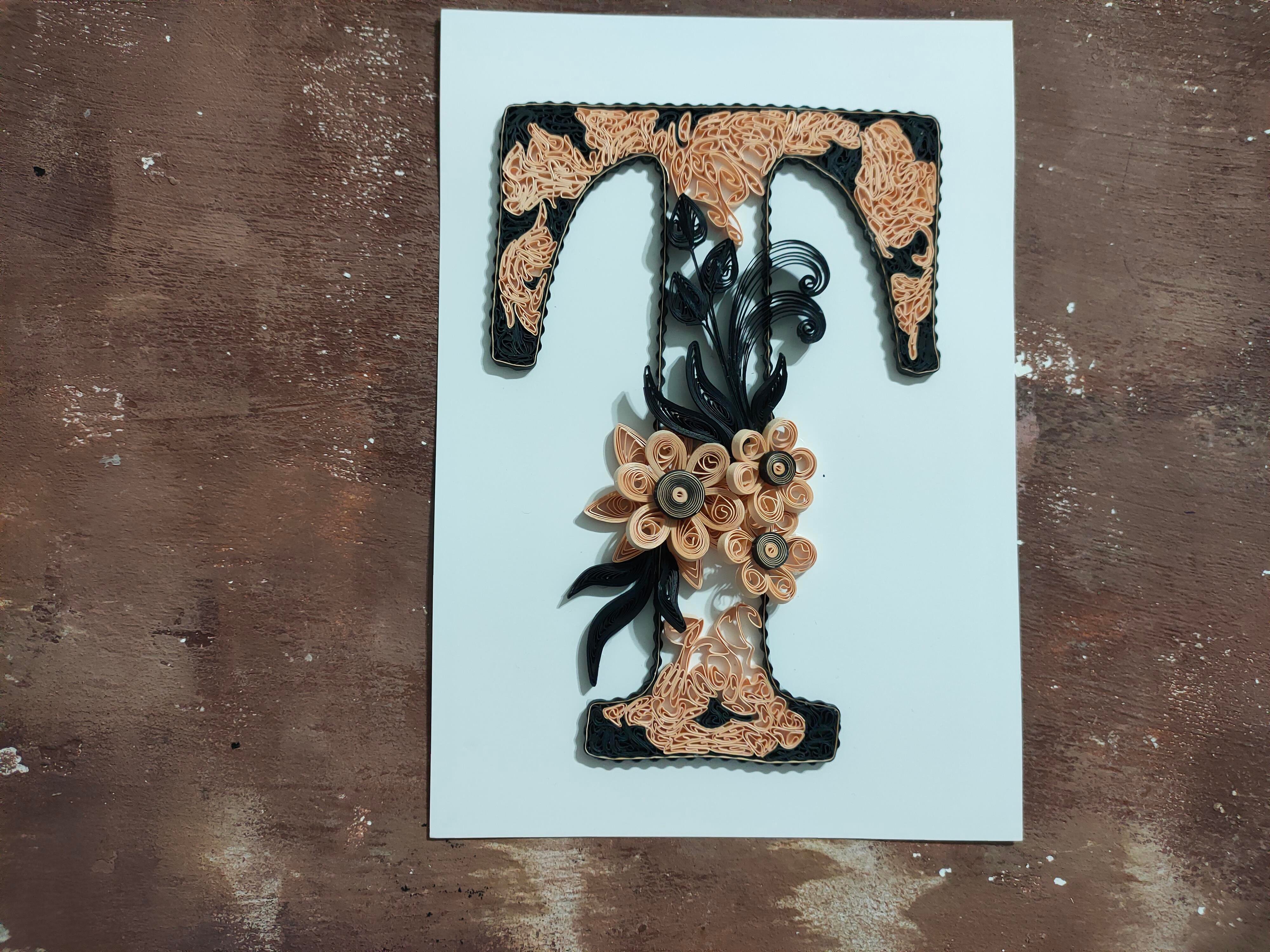 Quilling T Harfi VİDEOLU Başlangıç Kiti