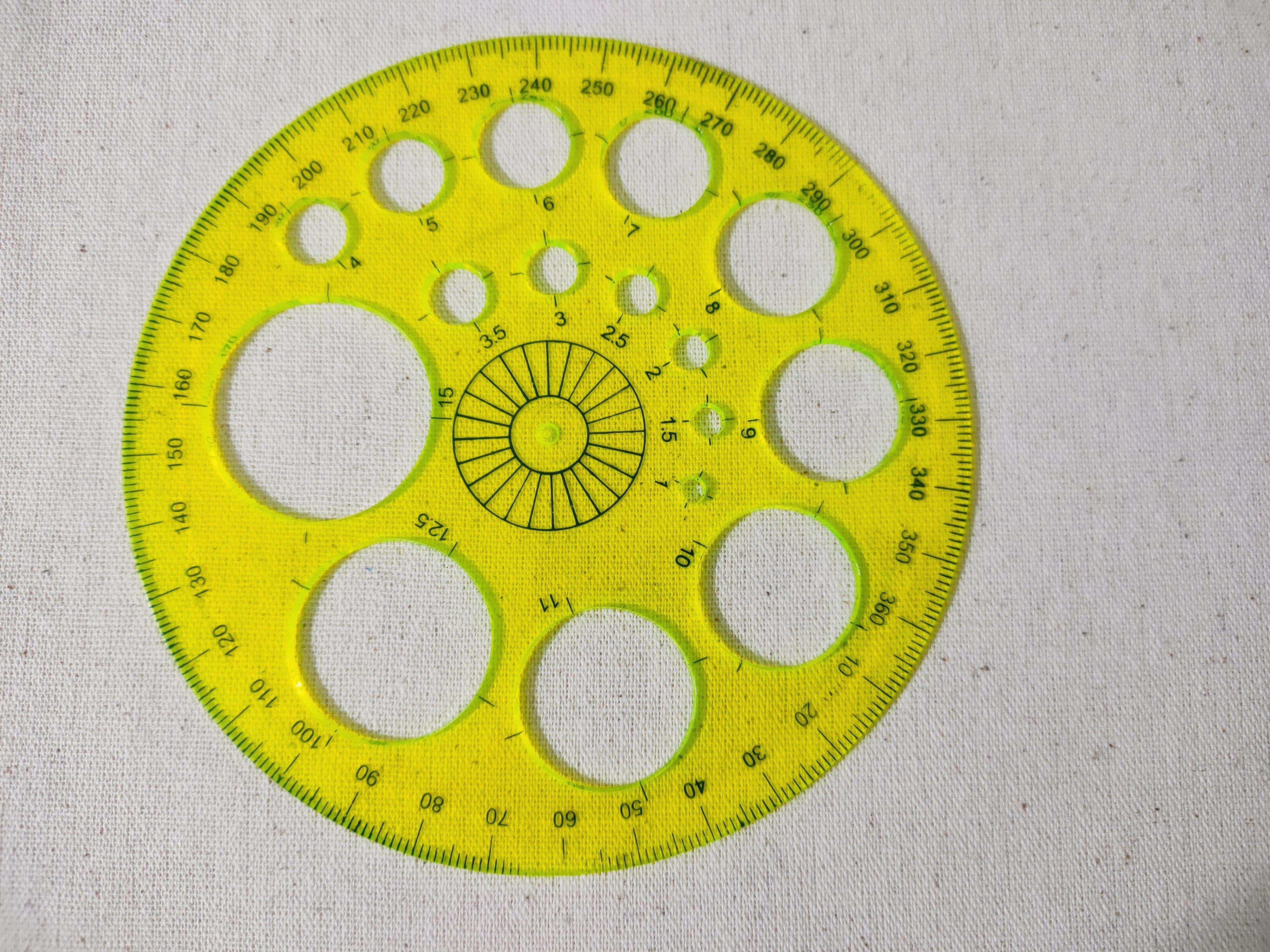 Yuvarlak Ölçülendirme Cetveli