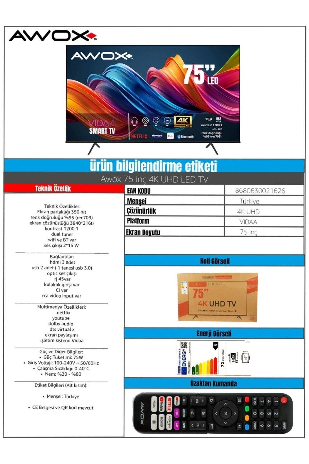 AWOX B227500 75