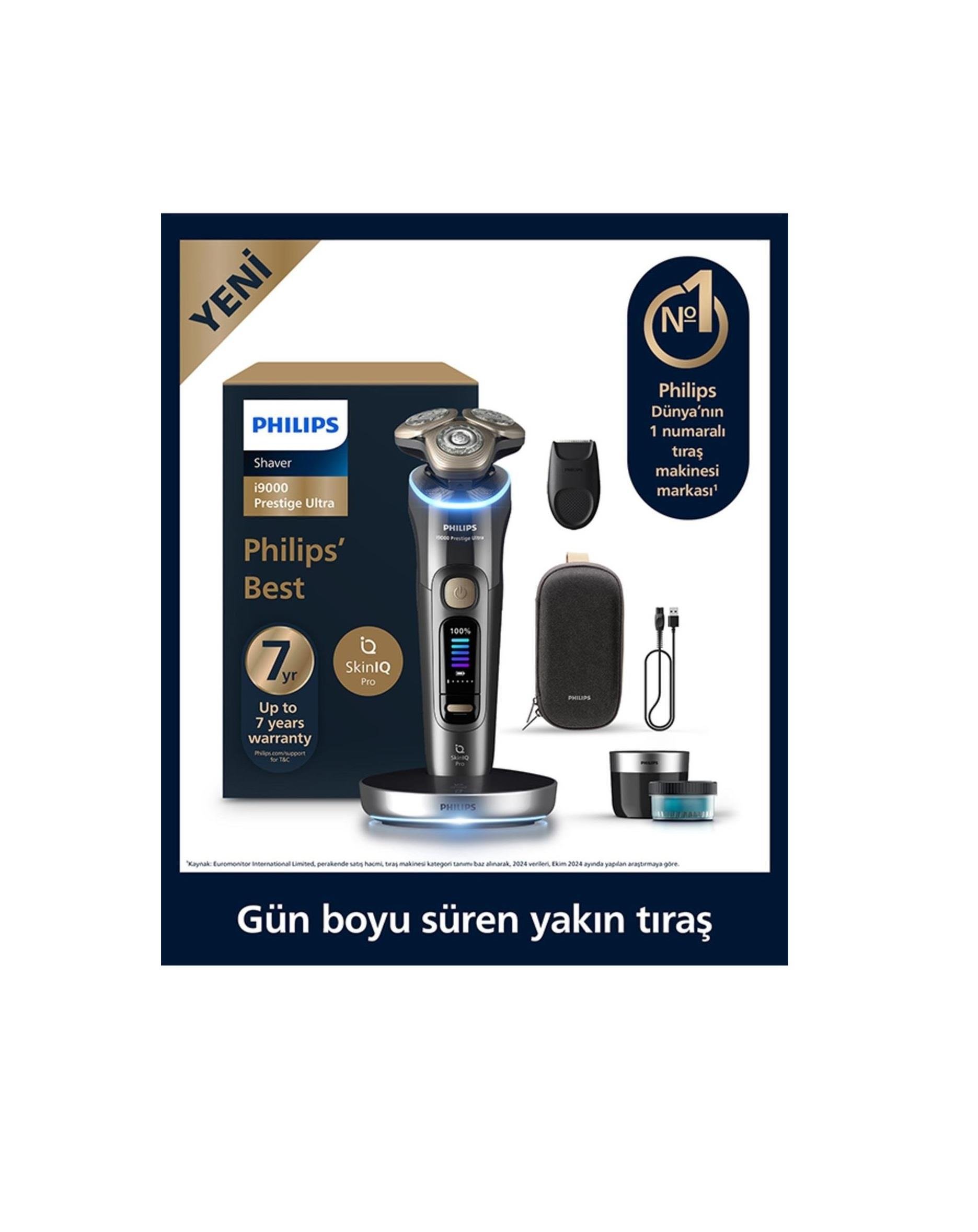 Philips XP9402/31 SkinIQ Pro i9000 Prestige Ultra Islak ve Kuru Elektrikli Tıraş Makinesi