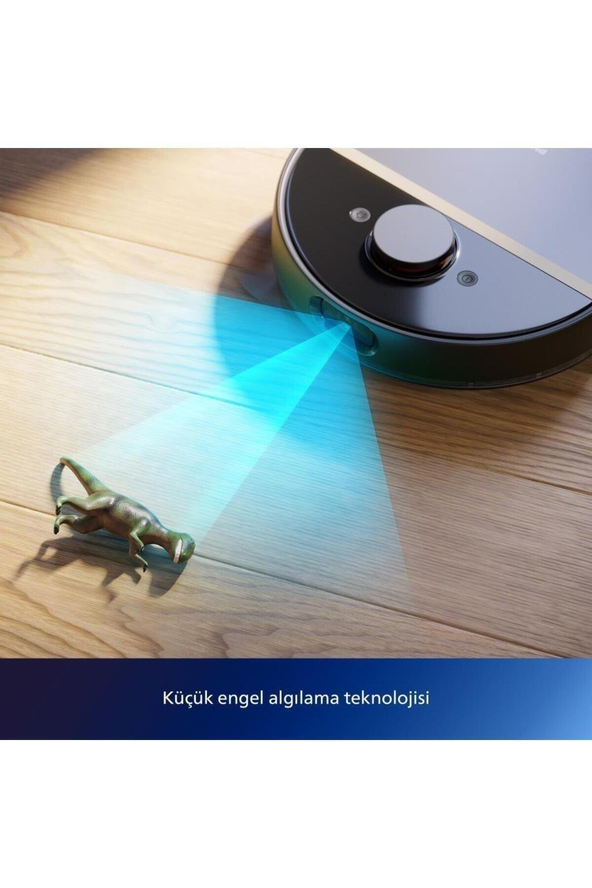 Philips XU7000/01 HomeRun 7000 Serisi Aqua Siyah Gold Akıllı Robot Süpürge