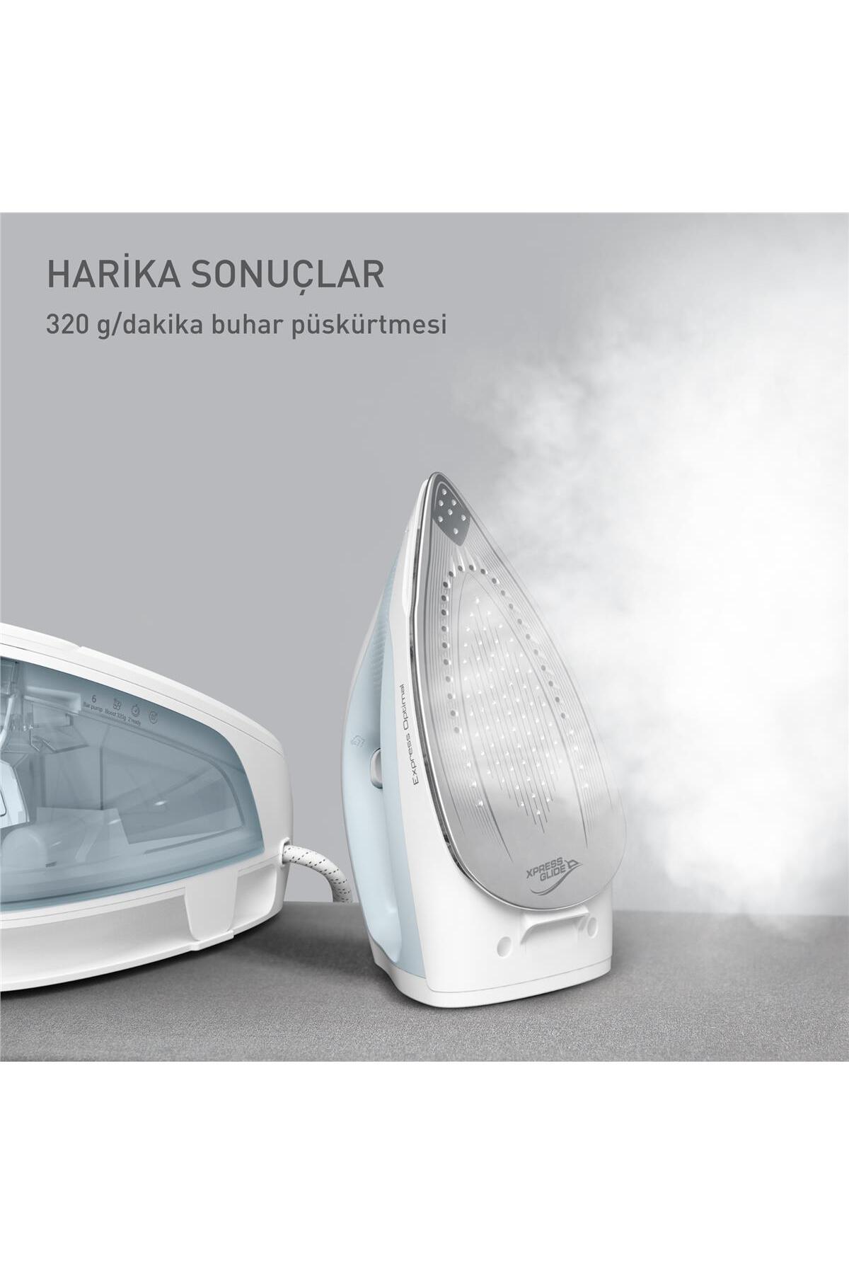 Tefal SV42 Express Optimal 2200 W Buhar Kazanlı Ütü