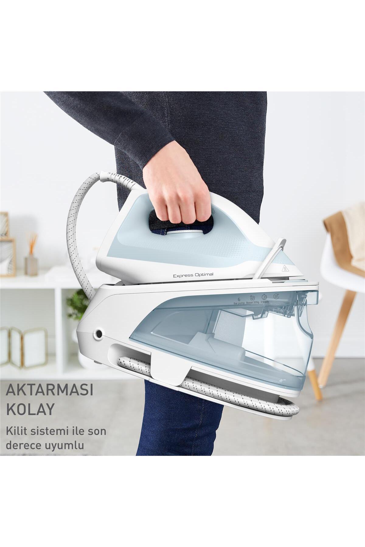 Tefal SV42 Express Optimal 2200 W Buhar Kazanlı Ütü