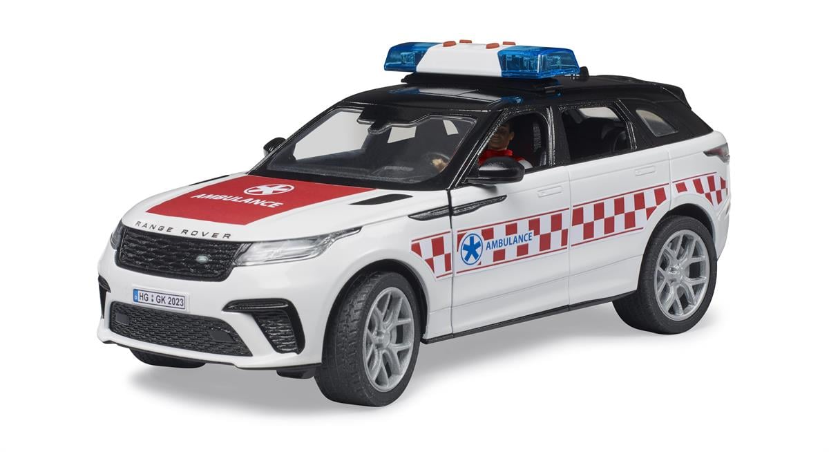 Bruder Range Rover Velar Acil Durum Aracı ve Sürücüsü