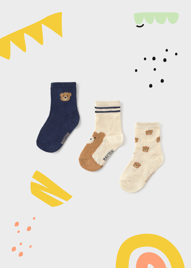Mayoral Erkek Bebek 3'Lü Çorap Set