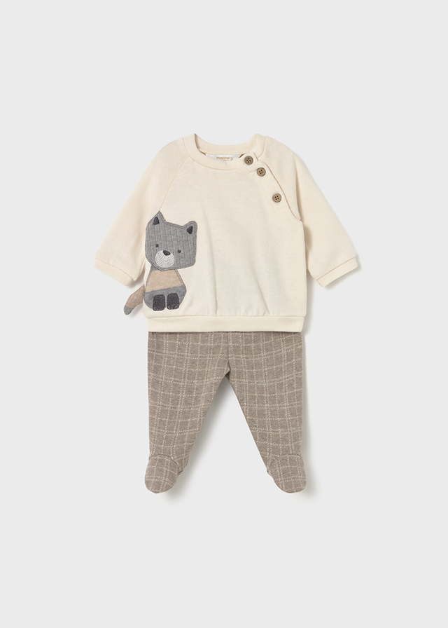 Mayoral Yenidoğan Erkek Düğme Detaylı 2'Li Takım