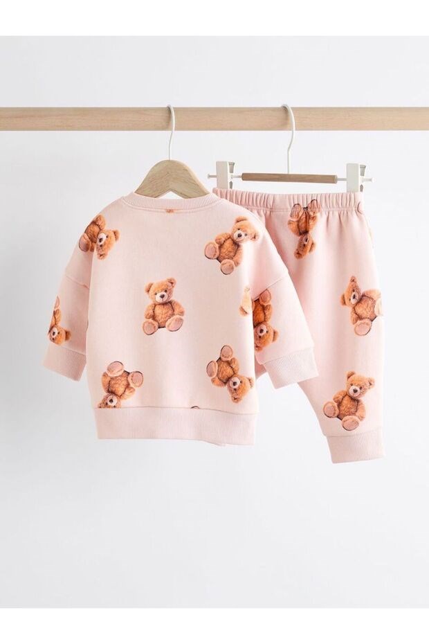 Next Baby Kız Bebek Sweatshirt Ve Tayt 2 Parça Set