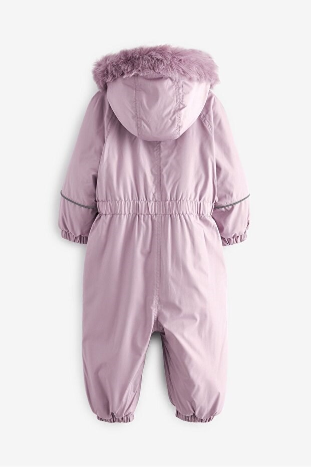 Next Baby Kız Çocuk İçi Polar Astarlı Kar Tulumu