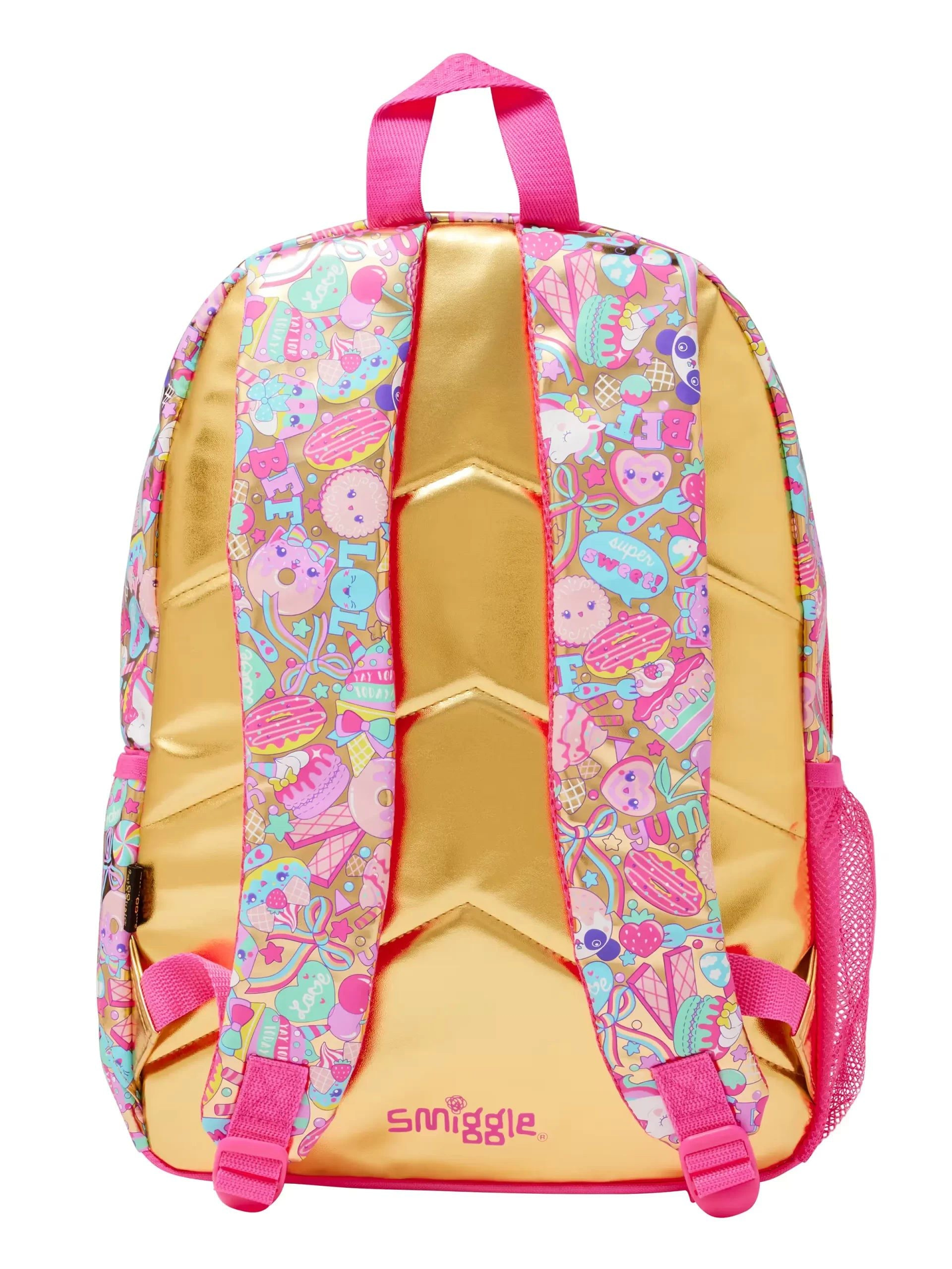 Smiggle - Gold 20. Doğum Günü Klasik Okul - Sırt Çantası