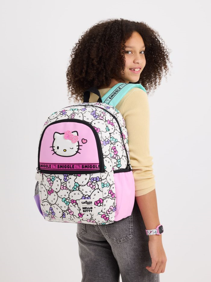 Smiggle - Hello Kitty Klasik Okul - Sırt Çantası