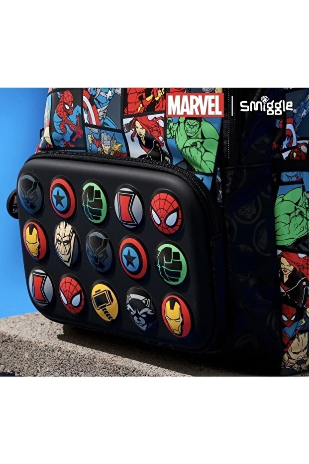 Smiggle - Marvel Okul - Sırt Çantası