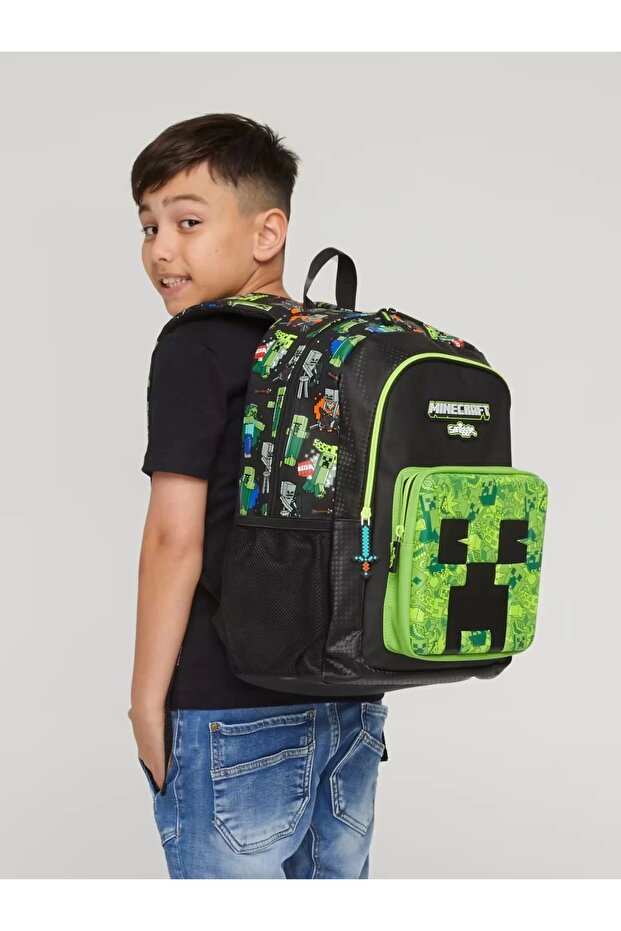 Smiggle - Minecraft Klasik Okul - Sırt Çantası