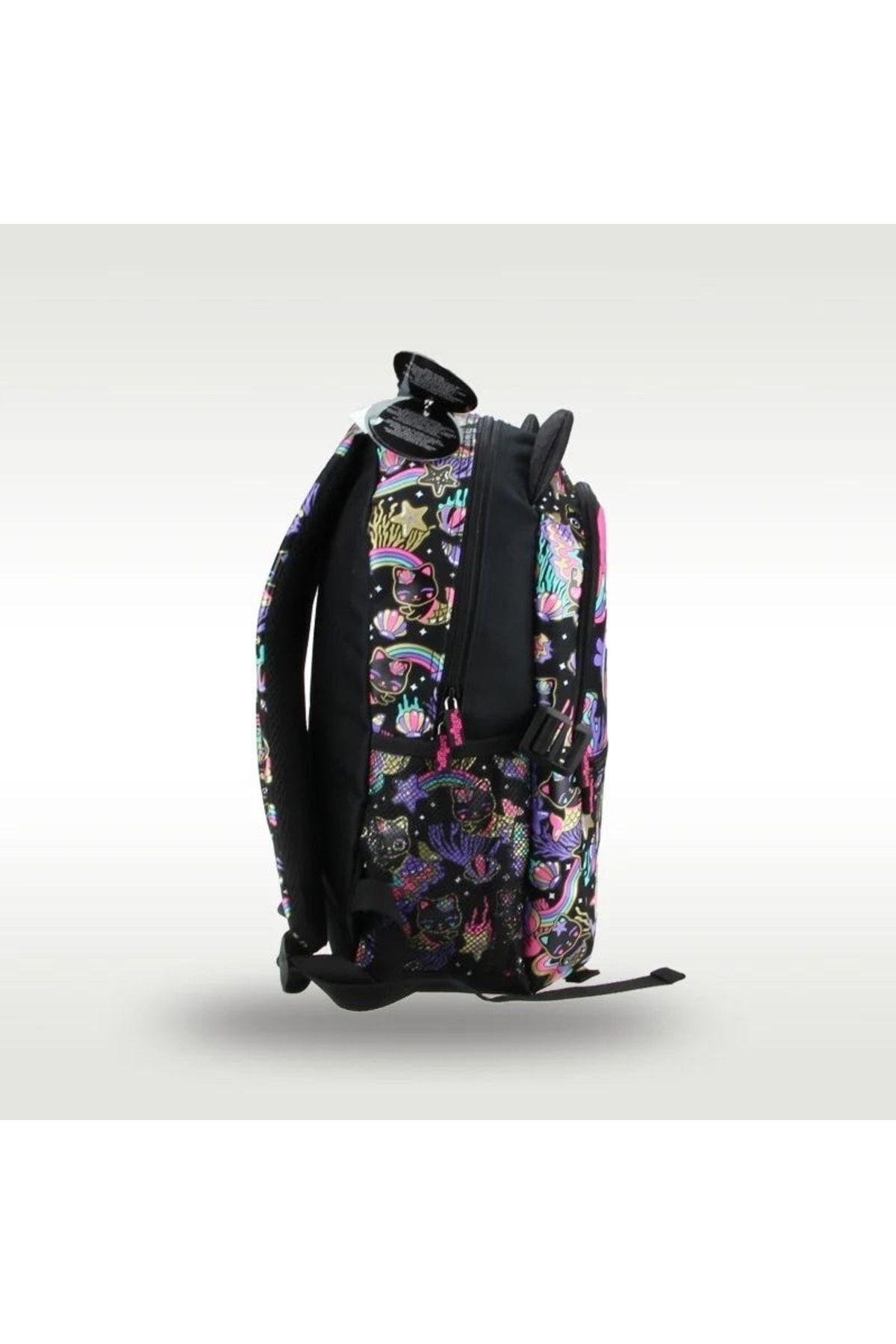 Smiggle - Sevimli Siyah Kedi Okul - Sırt Çantası