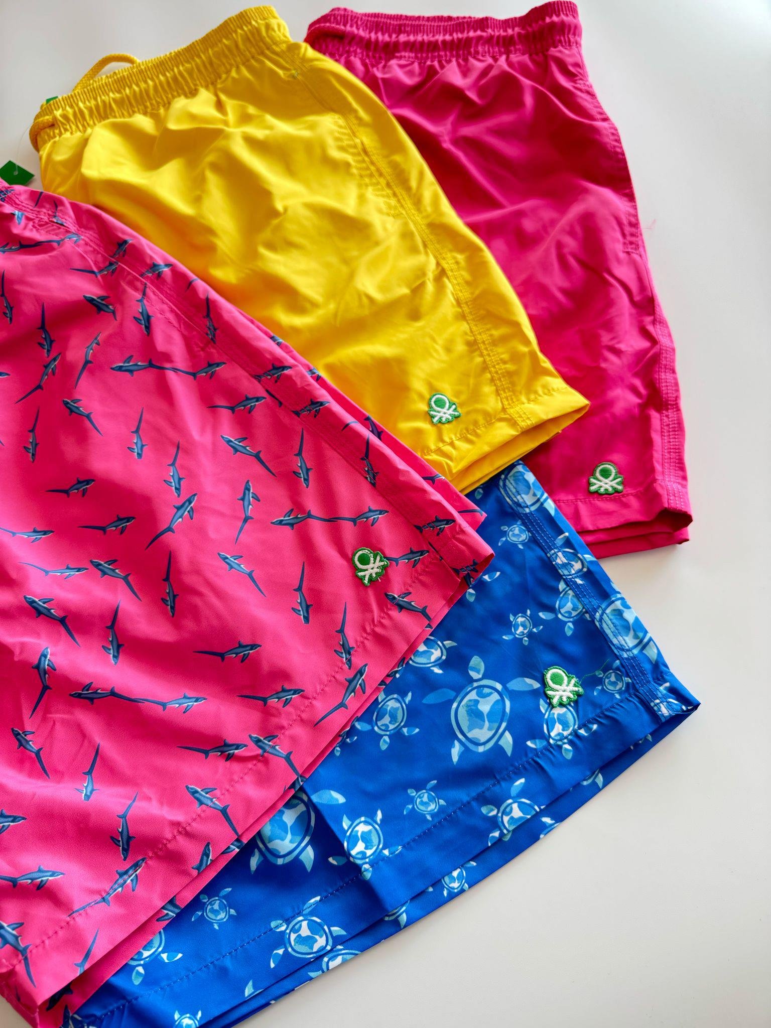 Benetton Fuşya Erkek Denşz Şort 