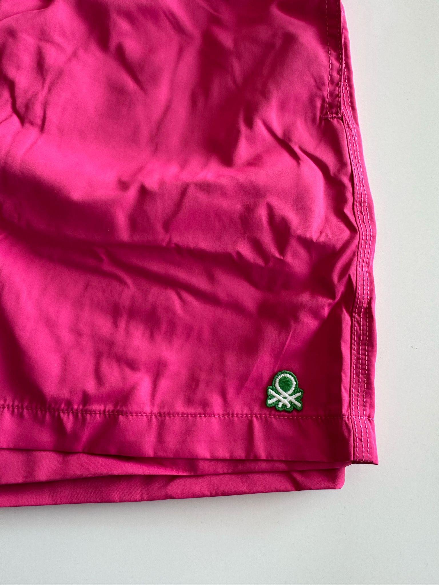 Benetton Fuşya Erkek Denşz Şort 