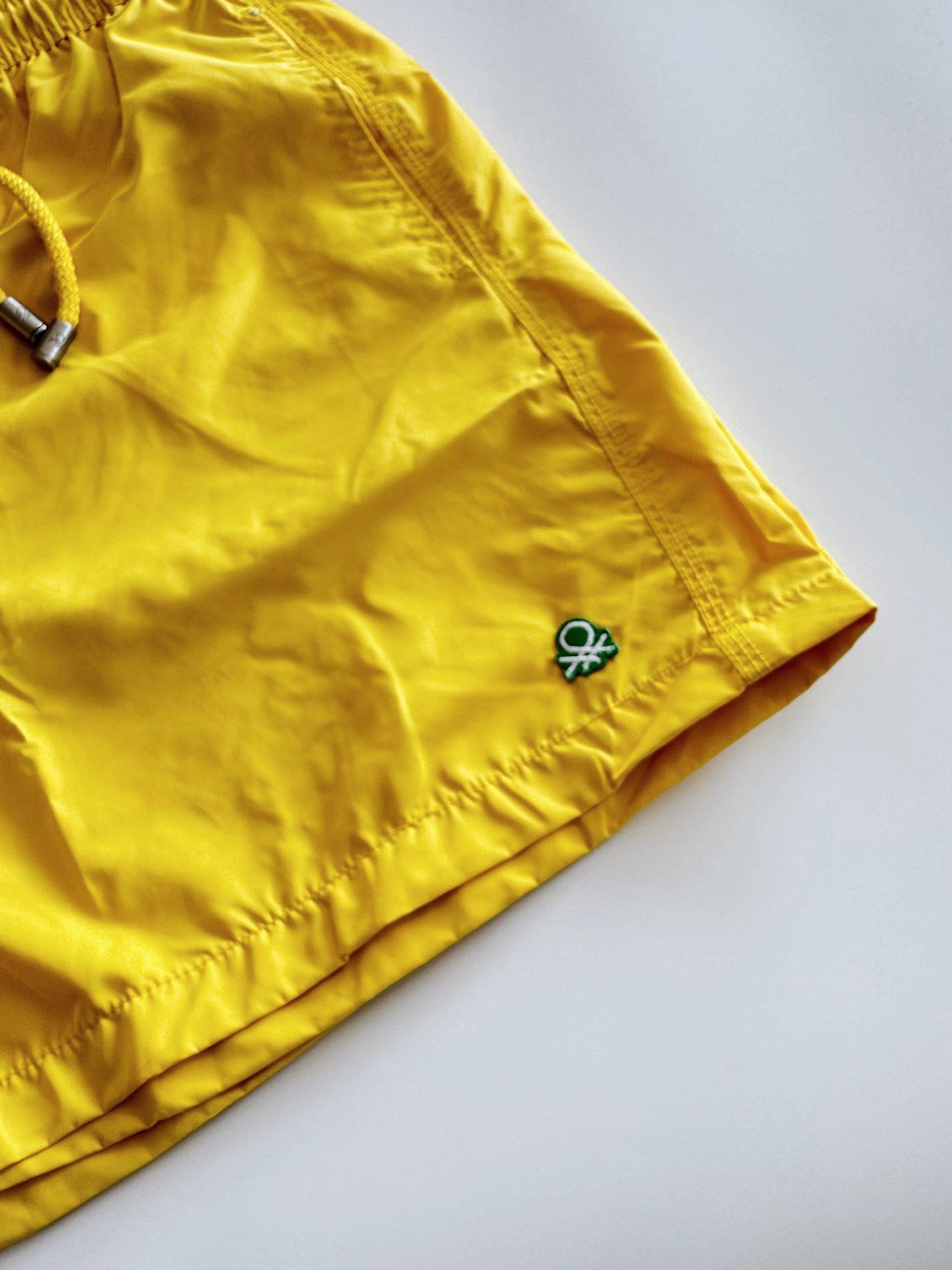 Benetton Sarı Erkek Şort 