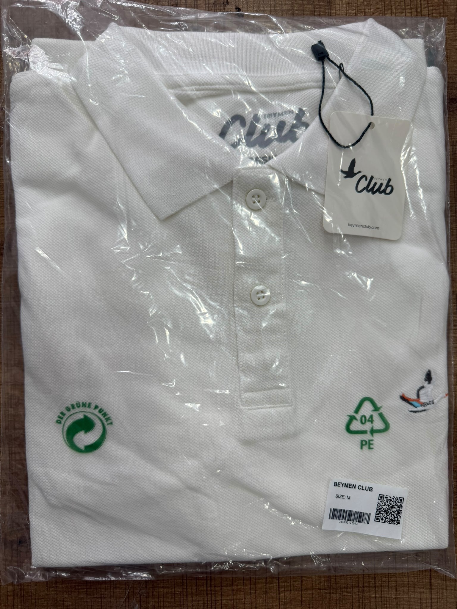 BYM Beyaz Polo Yaka Tişört