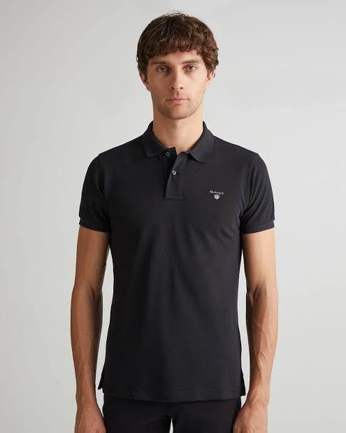 GNT Siyah Polo Yaka Tişört