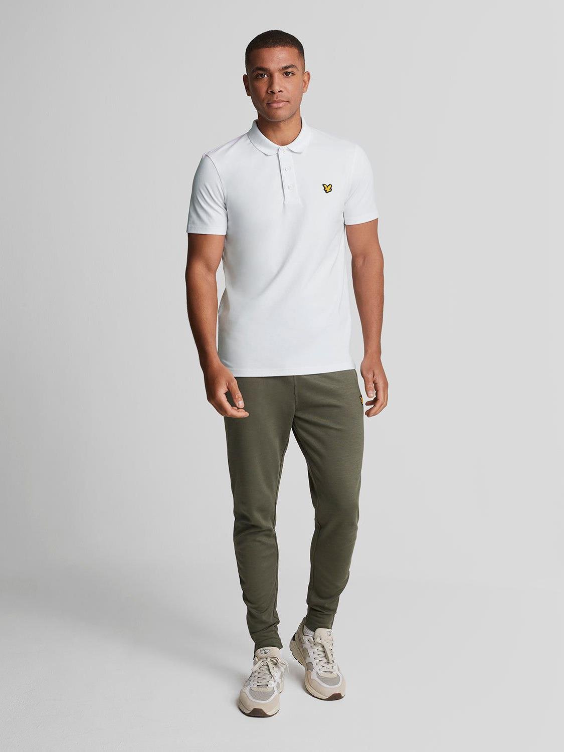 LYLE SCOTT Erkek Beyaz Polo Yaka Tshirt