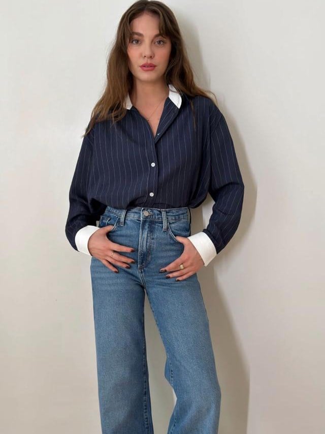 MSM Dutti Lacivert Gömlek