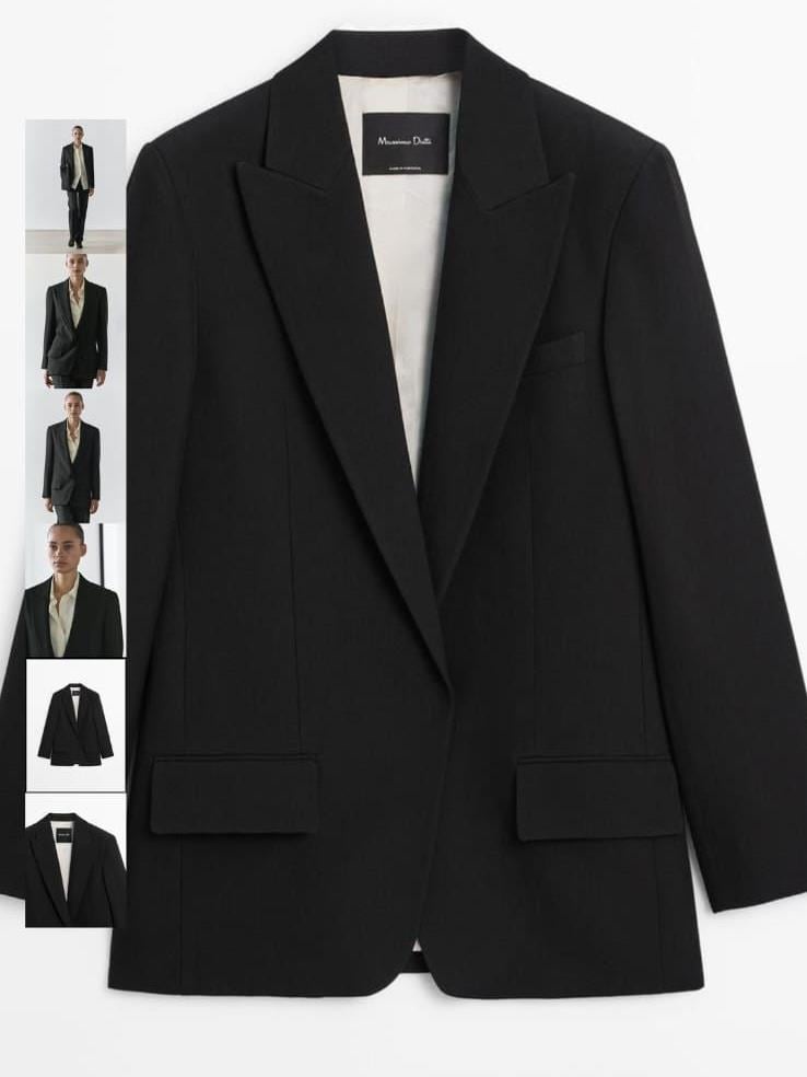 MSM Dutti Siyah Blazer Ceket