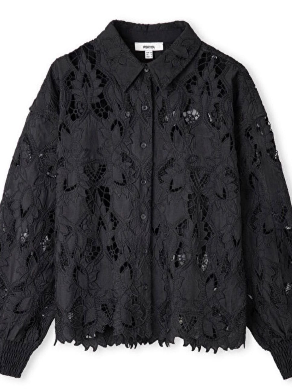 PKYL Siyah Dantel Gömlek