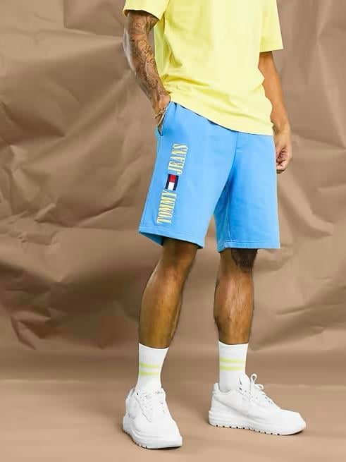 TMY Mavi Erkek Penye Şort
