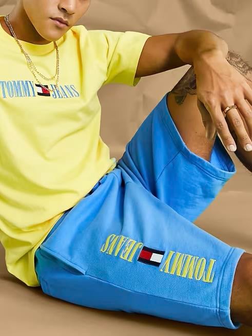 TMY Mavi Erkek Penye Şort