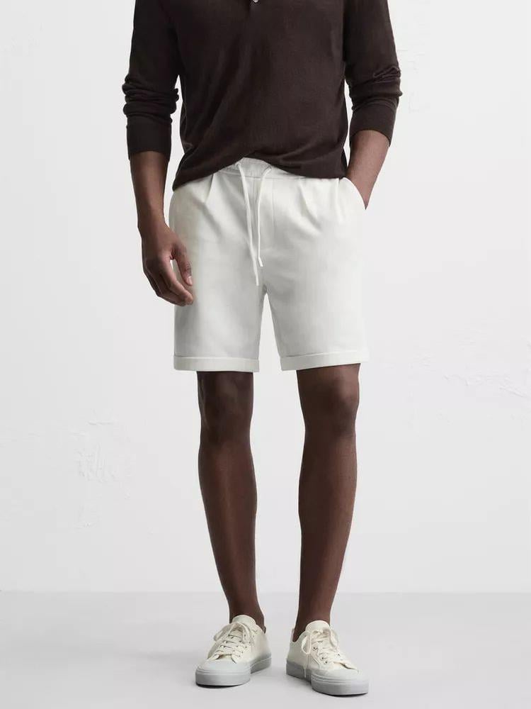 ZRA Ekru Bermuda Şort