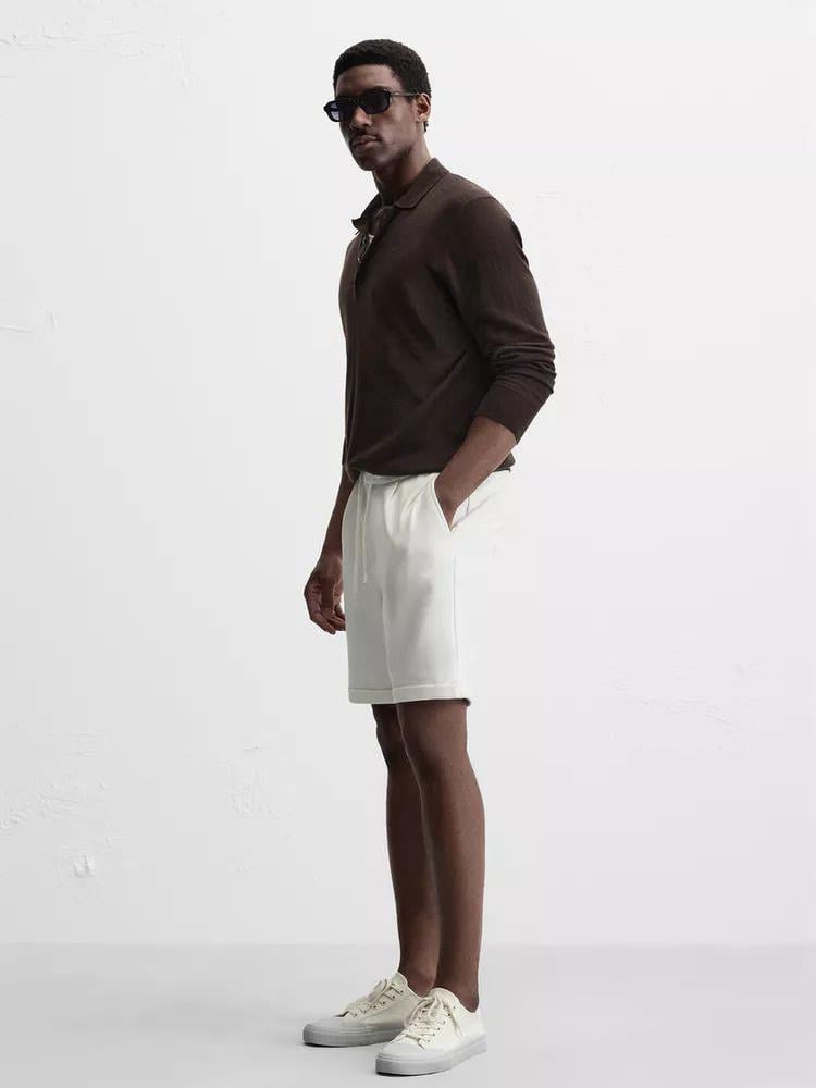 ZRA Ekru Bermuda Şort