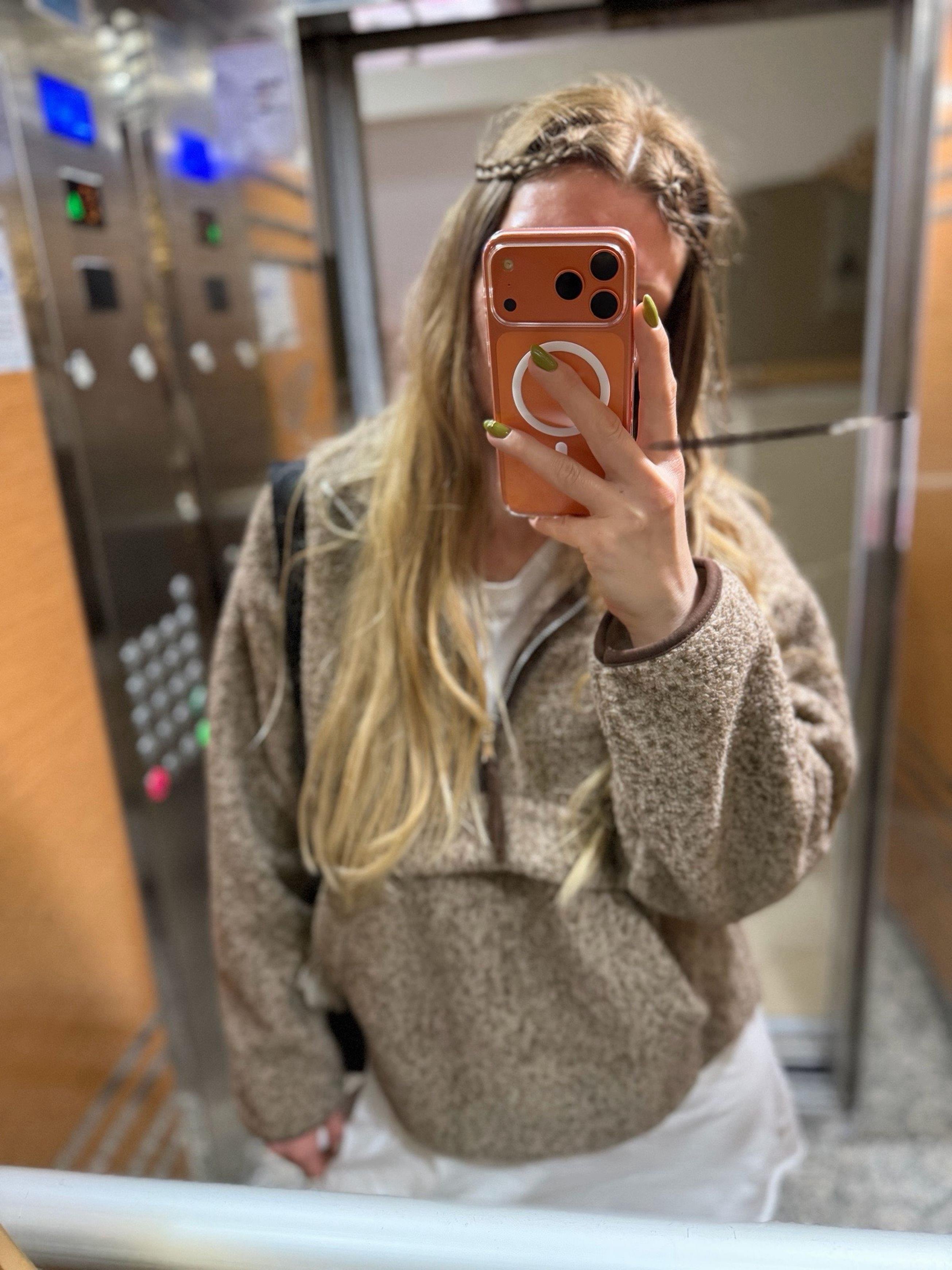 SweatshirtMocha Teddy Fermuarlı Sweatshirt