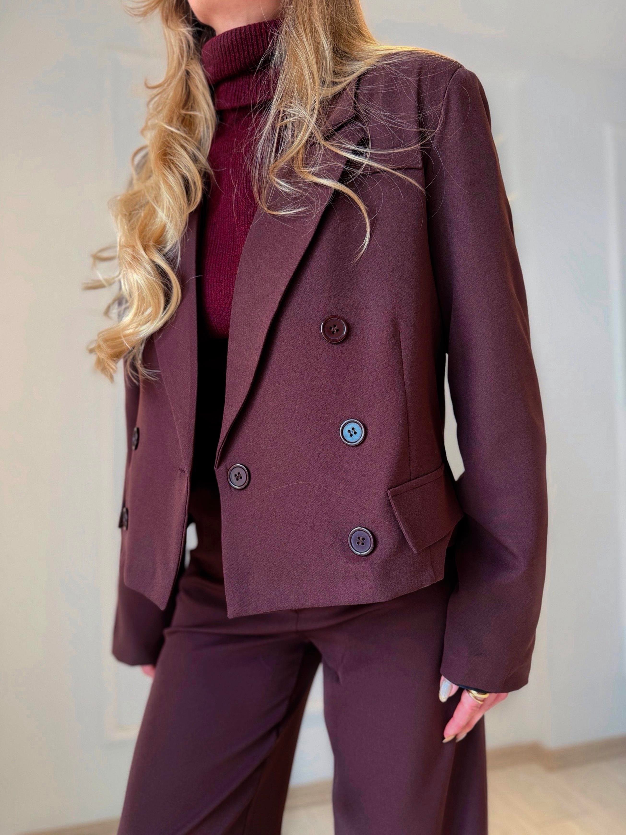 TAKIMValerio Blazer Ceket Takım - Acı Kahve