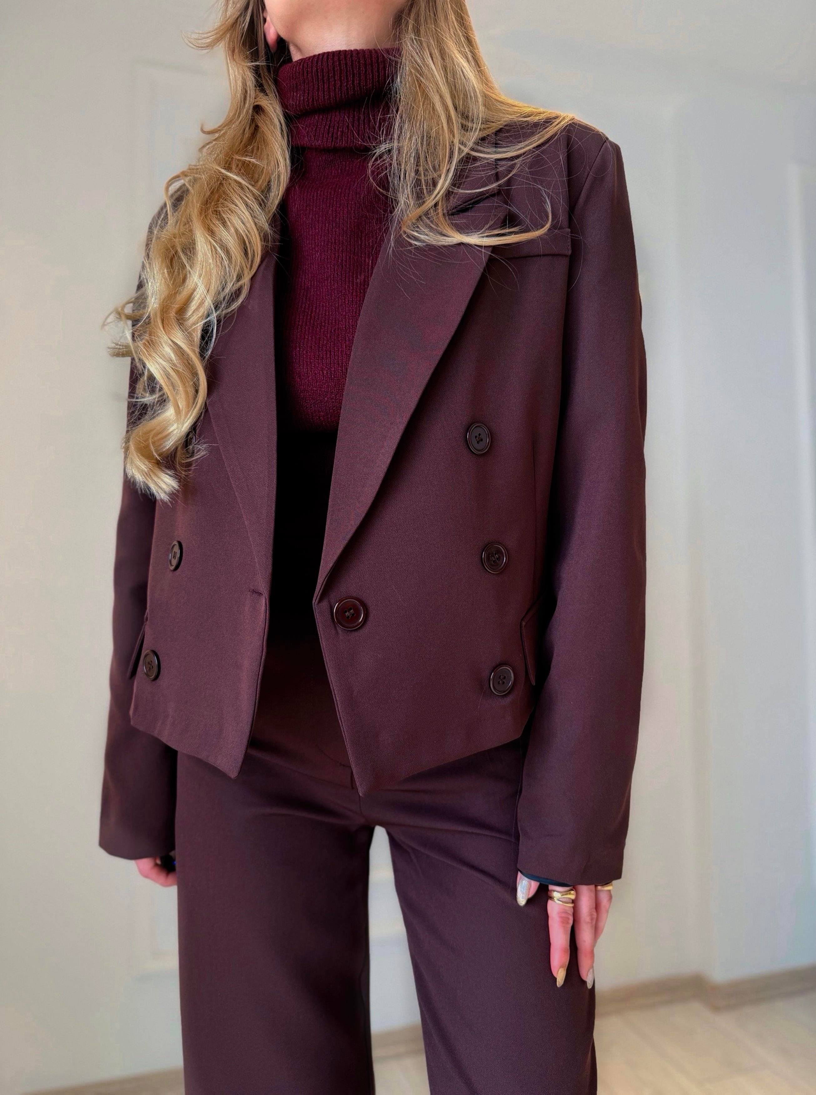 TAKIMValerio Blazer Ceket Takım - Acı Kahve
