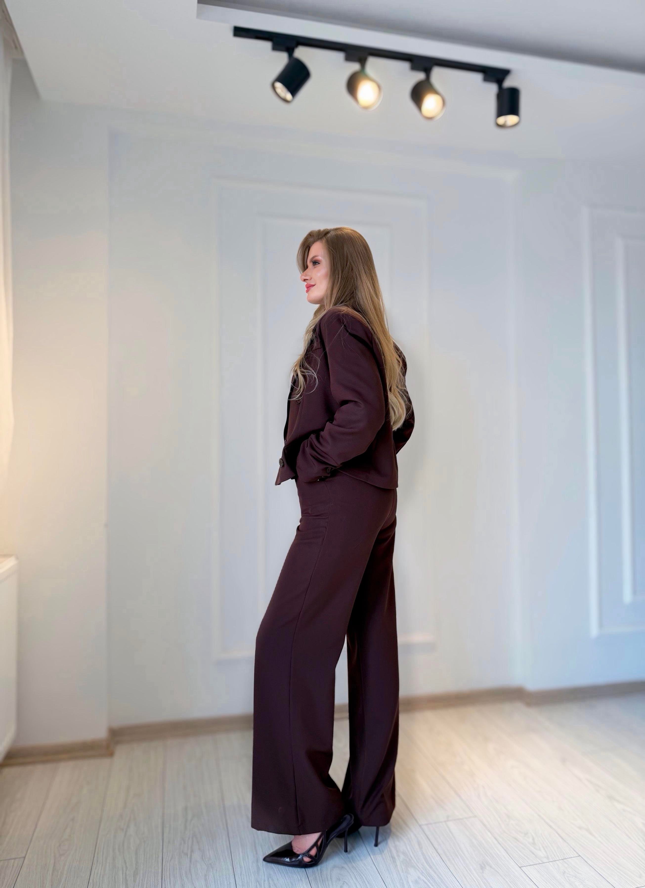 TAKIMValerio Blazer Ceket Takım - Acı Kahve